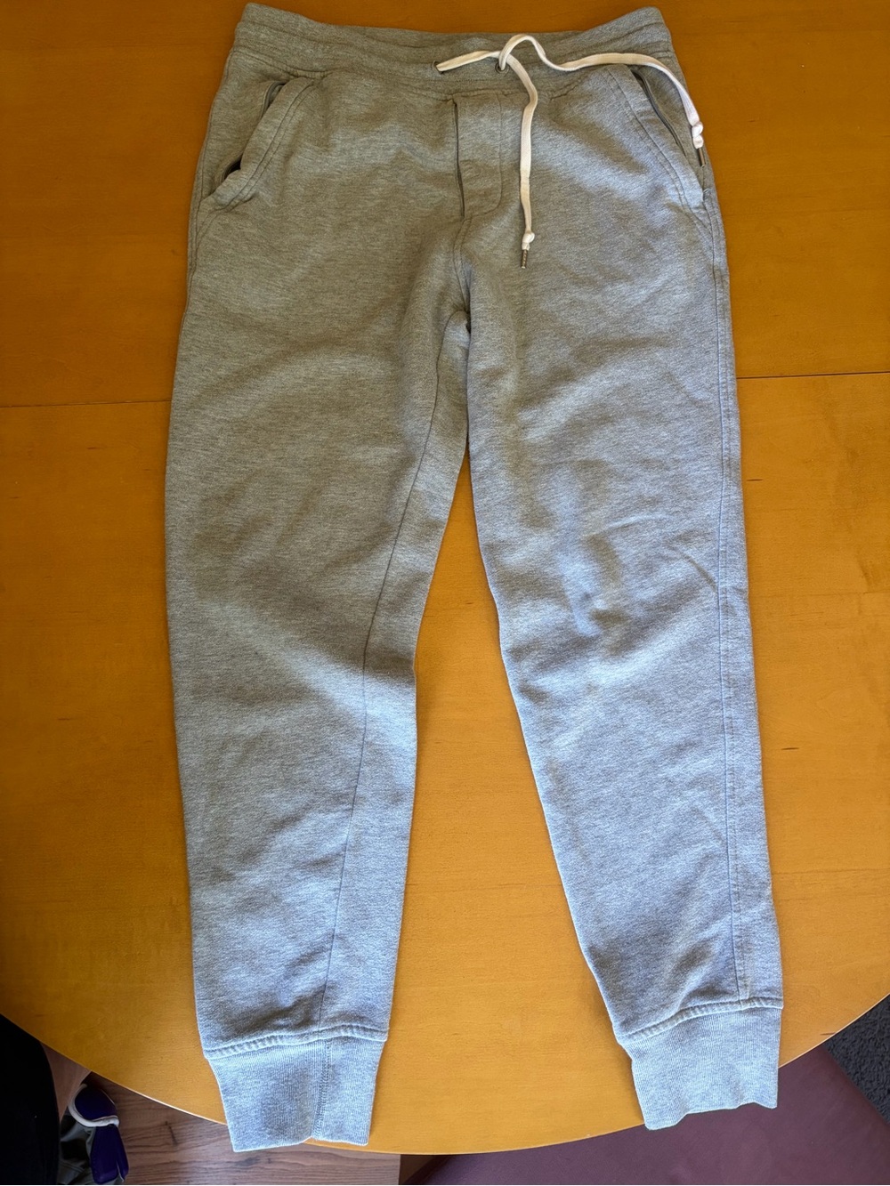 J. Crew Men's Gray Drawstring Jogger Sweatpants